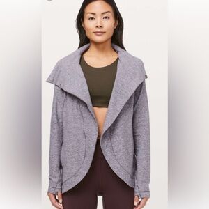 lululemon Rulu Rally Wrap in Heathered Graphic Purple Size 10